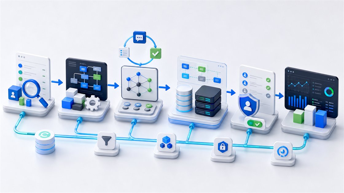 AI development delivery workflow from discovery through evaluation data pipelines review and monitoring