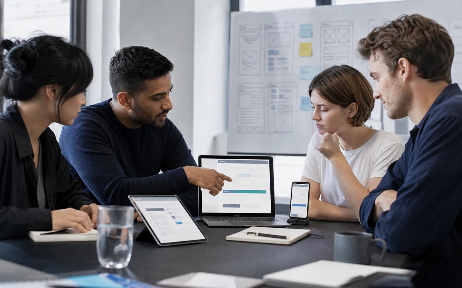 Product team shaping systems for different industries