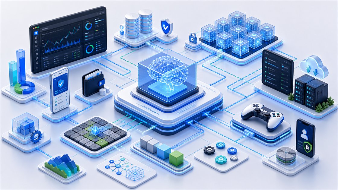 Connected platform engineering services across AI fintech blockchain gaming and cloud systems